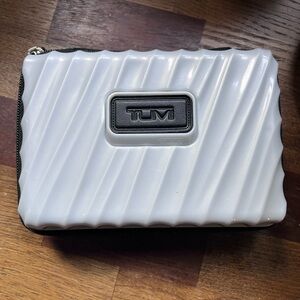 TUMI White Textured Hard Shell Case